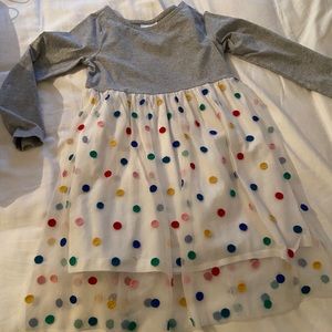 Hanna Anderson polka dot tulle play dress